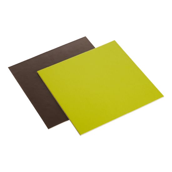 Tavolette in cartone lime/marrone 80x120