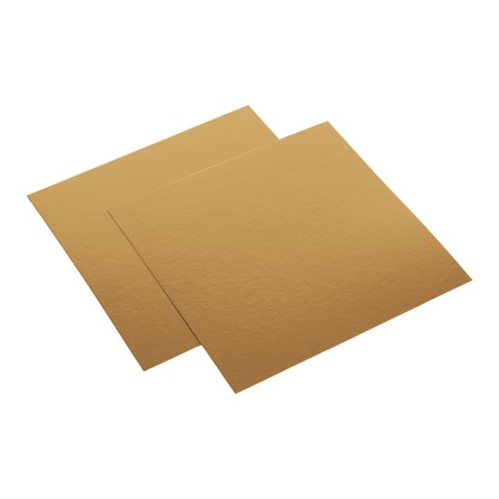Tavolette in cartone dorate formato a richiesta