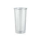 Bicchiere di plastica trasparente 